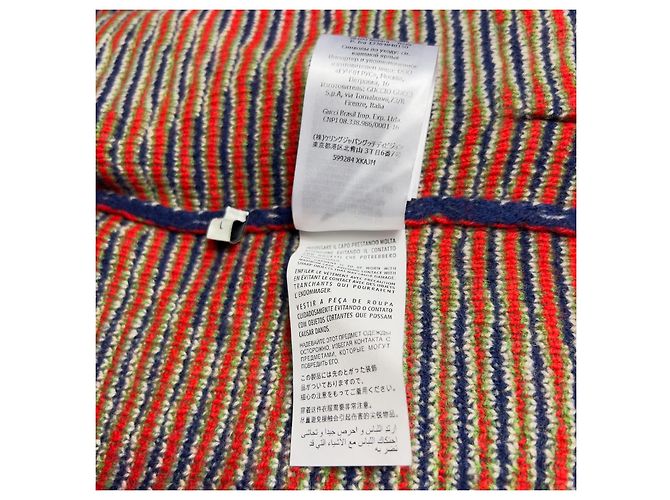 Gucci Rhombus Wollcardigan Mehrfarben - Ansicht 10