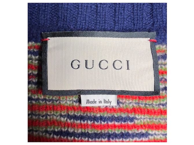 Gucci Rhombus Wollcardigan Mehrfarben - Ansicht 8