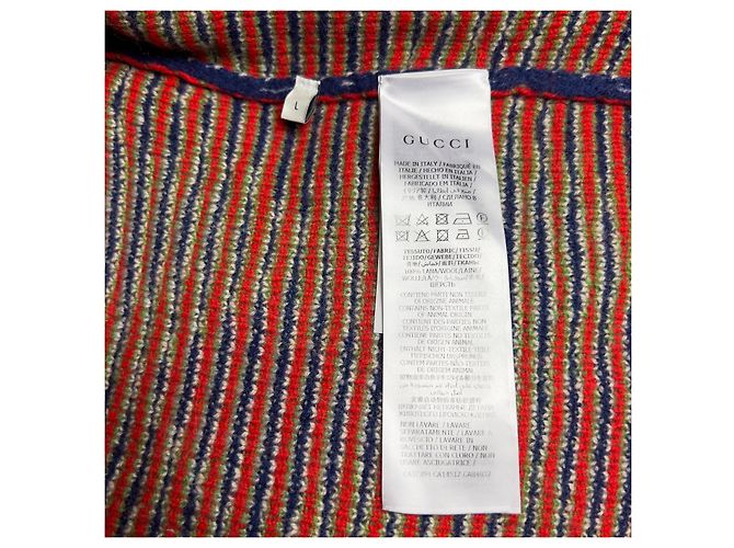 Gucci Rhombus Wollcardigan Mehrfarben - Ansicht 9