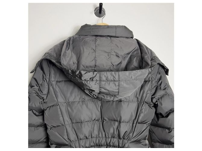 Abrigo Puffer Moncler Flamme Gris - vista 4