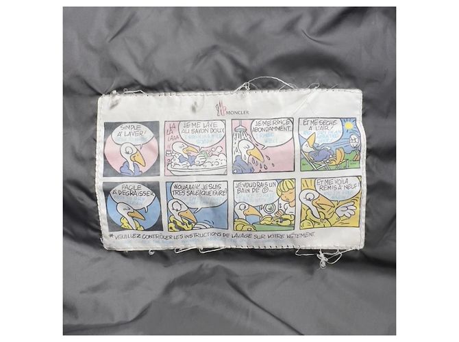 Abrigo Puffer Moncler Flamme Gris - vista 7