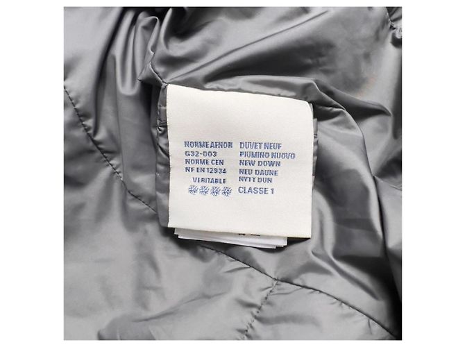 Abrigo Puffer Moncler Flamme Gris - vista 8
