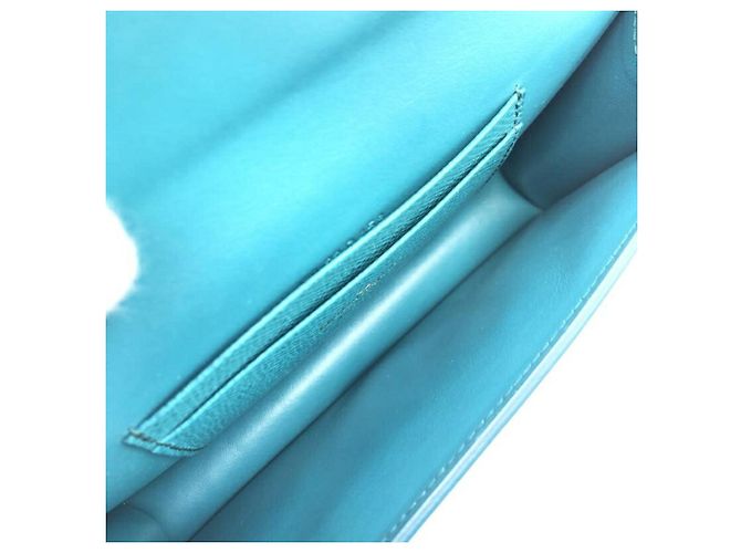Borsa a Spalla Gancini Salvatore Ferragamo Blu Turchese - vista 6