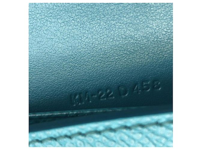 Borsa a Spalla Gancini Salvatore Ferragamo Blu Turchese - vista 8