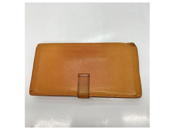 Hermès Hermes Bearn Souffle Long Wallet Orange - view 2