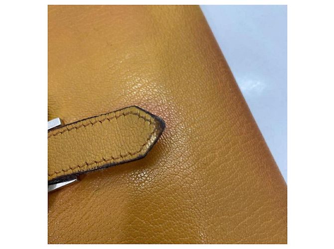 Hermès Hermes Bearn Souffle Long Wallet Orange - view 8