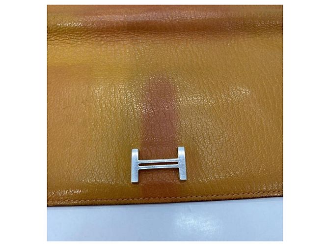 Hermès Hermes Bearn Souffle Long Wallet Orange - view 9