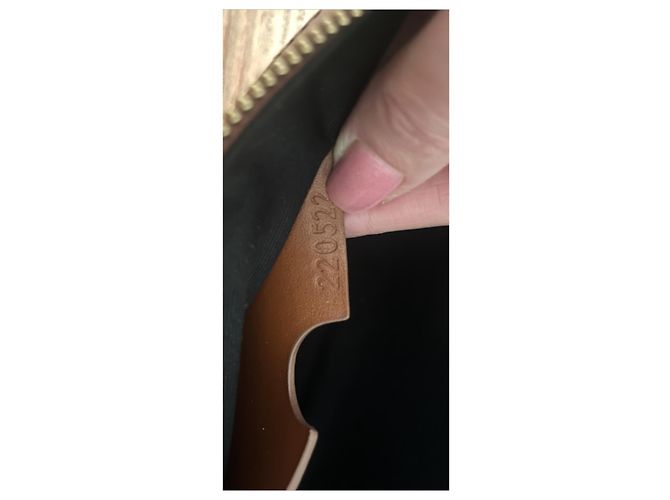 Autre Marque Bolsa transversal Balmain B-Army em lona e couro creme e marrom - vista 11
