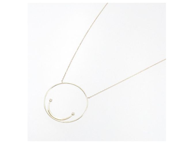 Autre Marque Collana Enasoluna K10 Gold Diamond D'oro - vista 2