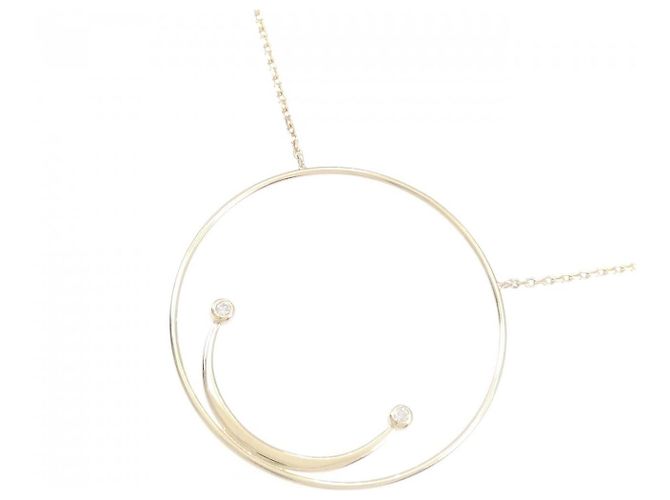 Autre Marque Collana Enasoluna K10 Gold Diamond D'oro - vista 3