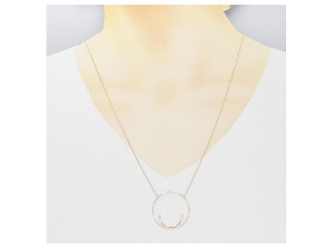 Autre Marque Collana Enasoluna K10 Gold Diamond D'oro - vista 6