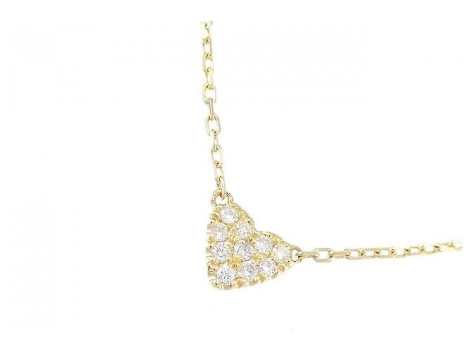 Autre Marque Collana Ahkah Au750 Diamond Heart D'oro - vista 3