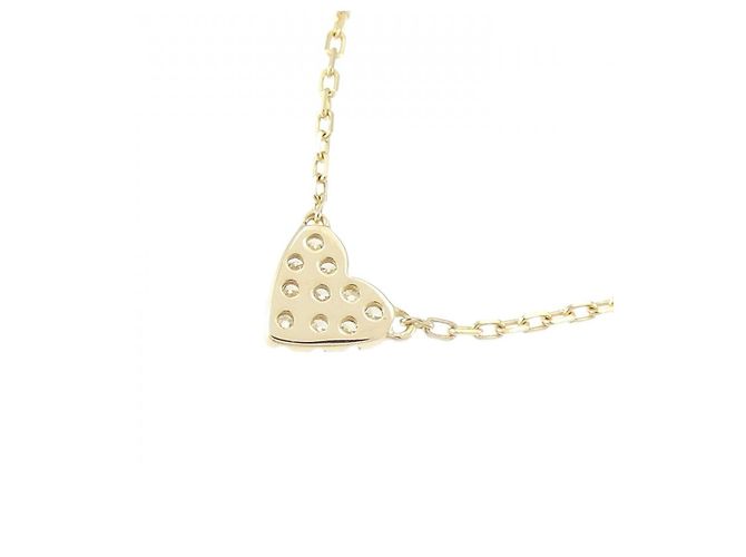 Autre Marque Collana Ahkah Au750 Diamond Heart D'oro - vista 4
