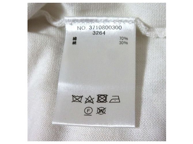 Autre Marque Cárdigan de seda y algodón ligero ebure Blanco Blanco roto - vista 5