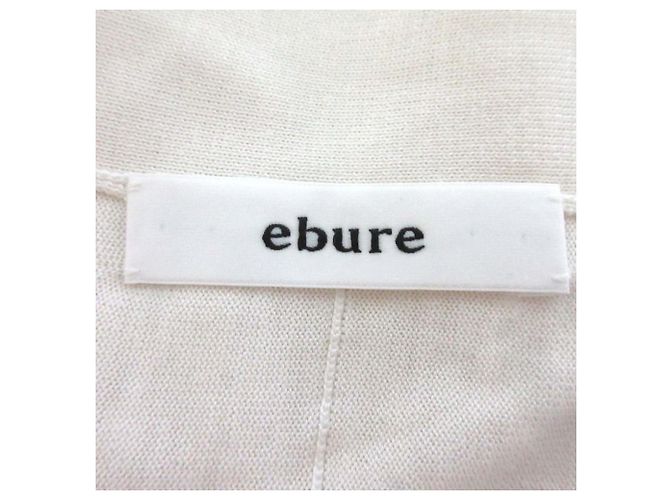 Autre Marque Cárdigan de seda y algodón ligero ebure Blanco Blanco roto - vista 6