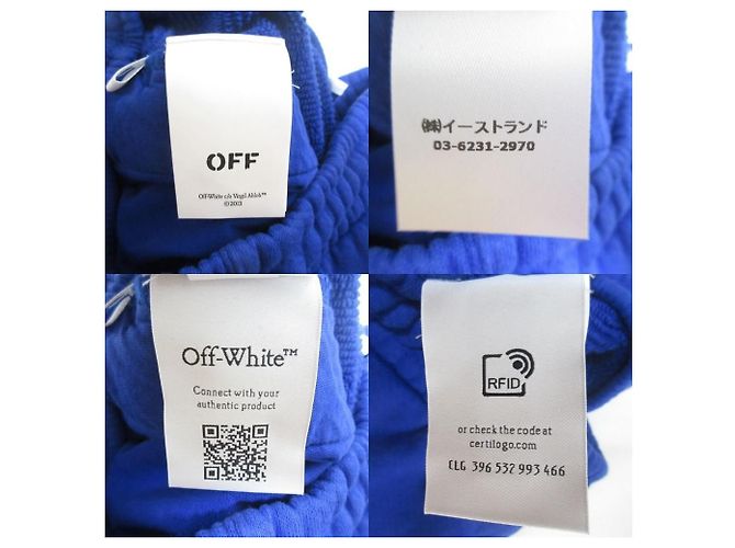 Off White Off-White Logo-Druck Baumwollshorts - Ansicht 7