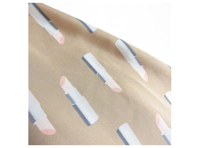 Autre Marque Robe longue en satin GRACE Class Back Shun Lip Beige - vue 10