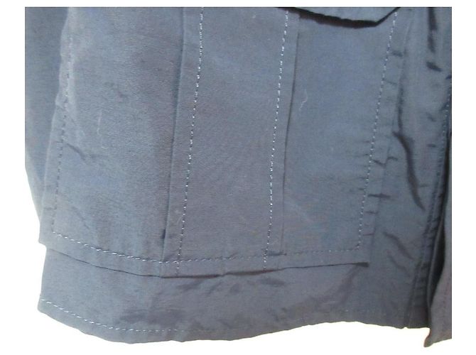 Autre Marque ENFOLD Kurzarmbluse mit Puffärmeln Blau Marineblau - Ansicht 6