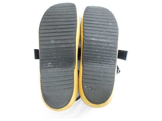 Marni Lackleder Flatform Sandalen Schwarz - Ansicht 6