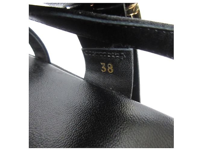 Marni Lackleder Flatform Sandalen Schwarz - Ansicht 7