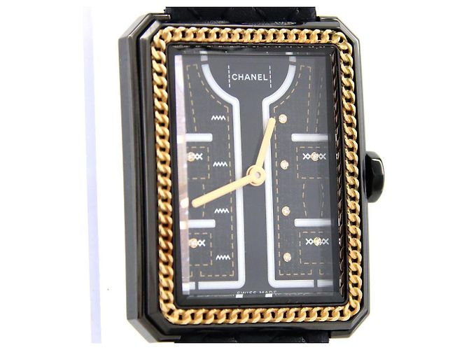 Orologio in quarzo bicolore Chanel Boyfriend Couture - vista 6
