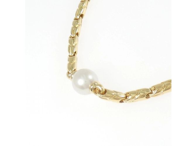 Bulgari Collana di Perle Bvlgari in Oro Giallo 18K D'oro - vista 3