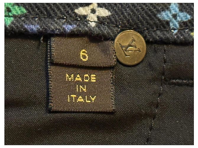 Louis Vuitton Takashi Murakami Monogramm Denim Shorts Schwarz 6 Jahre - Ansicht 11