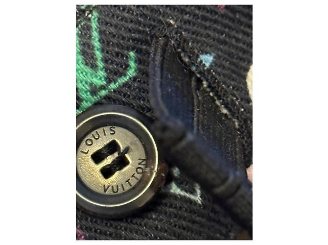 Louis Vuitton Takashi Murakami Monogramm Denim Shorts Schwarz 6 Jahre - Ansicht 16