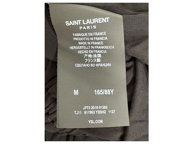 Saint Laurent Paillettenkleid schwarz - Ansicht 13