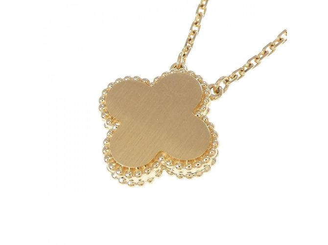 Vintage Alhambra Halskette von Van Cleef & Arpels Golden - Ansicht 4