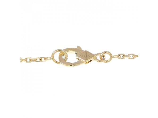 Vintage Alhambra Halskette von Van Cleef & Arpels Golden - Ansicht 5