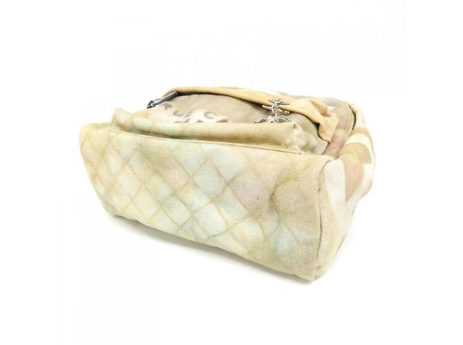 Chanel 92352 Beiger Mehrfarbiger Canvas-Rucksack Mehrfarben - Ansicht 3