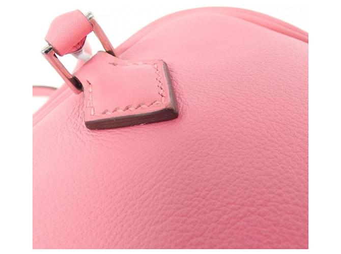 Borsa Mini Plume di Hermès Rosa - vista 4