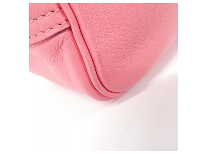 Borsa Mini Plume di Hermès Rosa - vista 5