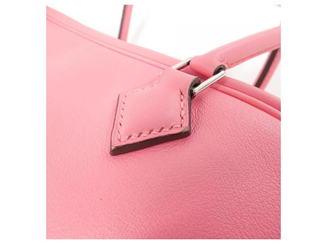 Borsa Mini Plume di Hermès Rosa - vista 6