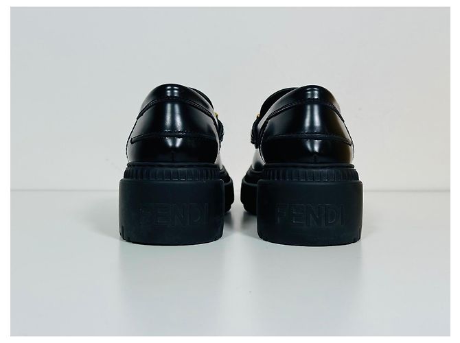 Fendi Chocolate Loafers - view 6