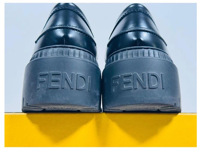 Fendi Chocolate Loafers - view 9