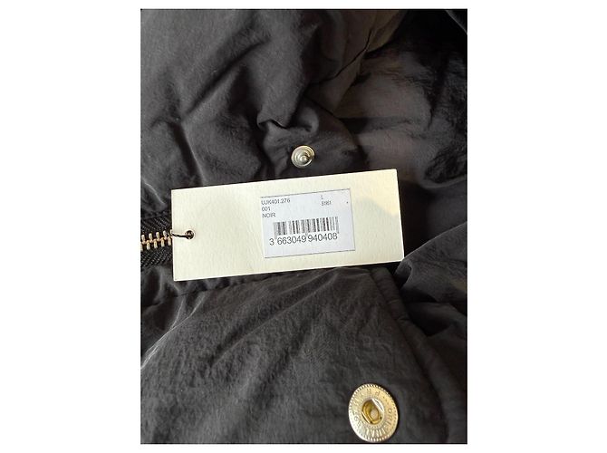 Ami Paris Ton-in-Ton schwarze Pufferjacke - Ansicht 3