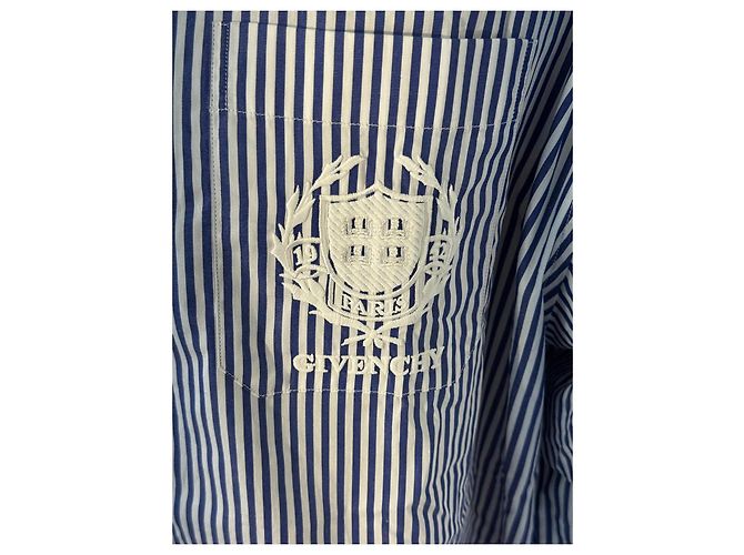 Camisa a Rayas Givenchy Blanco Azul - vista 2