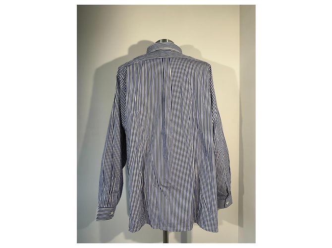 Camisa a Rayas Givenchy Blanco Azul - vista 3