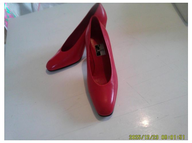 Décolleté Jaime Mascaro in pelle rossa 36 Rosso - vista 4