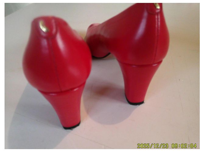 Décolleté Jaime Mascaro in pelle rossa 36 Rosso - vista 5