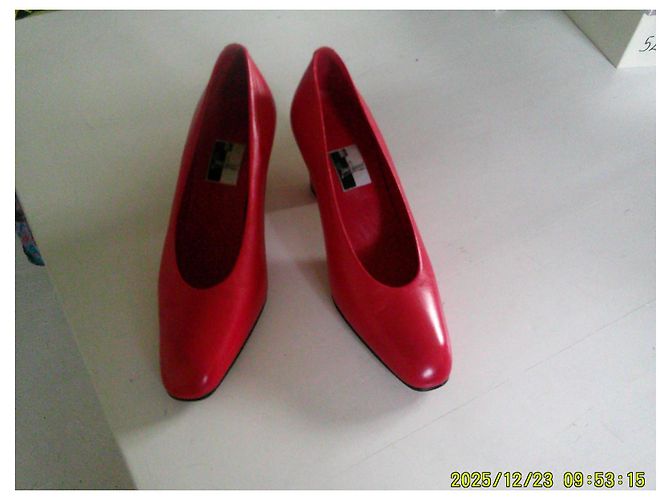 Décolleté Jaime Mascaro in pelle rossa 36 Rosso - vista 6
