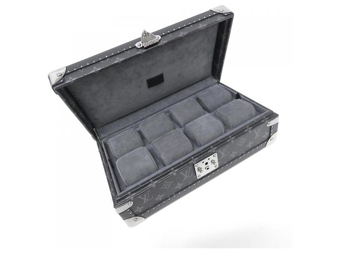 Coffret mit 8 Uhren Monogram Eclipse Louis Vuitton Schwarz - Ansicht 4