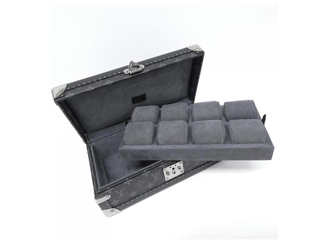 Coffret mit 8 Uhren Monogram Eclipse Louis Vuitton Schwarz - Ansicht 5