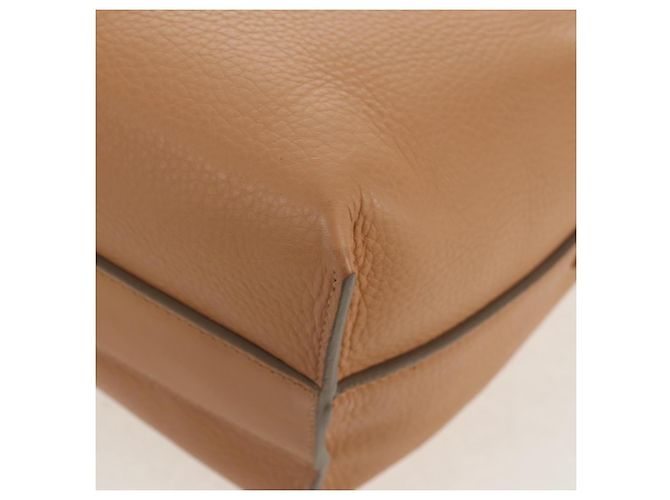 Chloé Borsa a mano in pelle Chloe Kate 2 in 1 Beige Oro Auth BA8784 D'oro - vista 16