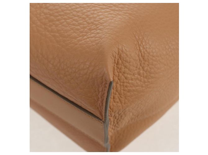 Chloé Borsa a mano in pelle Chloe Kate 2 in 1 Beige Oro Auth BA8784 D'oro - vista 18