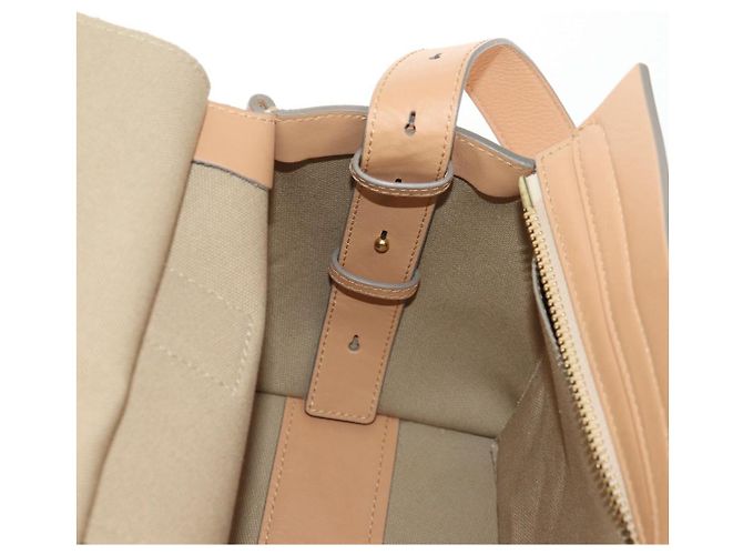Chloé Borsa a mano in pelle Chloe Kate 2 in 1 Beige Oro Auth BA8784 D'oro - vista 23
