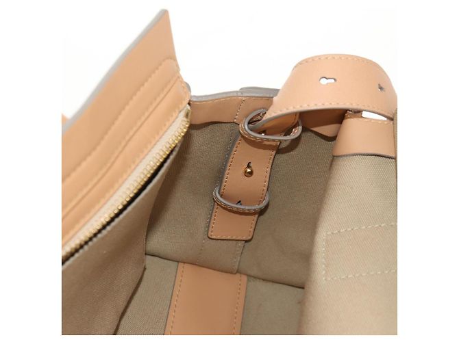 Chloé Borsa a mano in pelle Chloe Kate 2 in 1 Beige Oro Auth BA8784 D'oro - vista 24