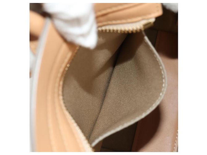 Chloé Borsa a mano in pelle Chloe Kate 2 in 1 Beige Oro Auth BA8784 D'oro - vista 25